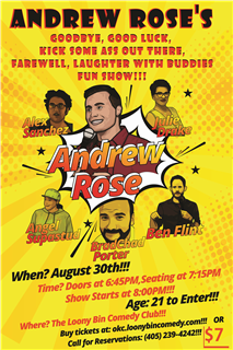 Andrew Rose's Farewell Laughter With Buddies Fun Show